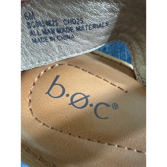 b.o.c. Kacee sandals in a brown or dark tan color summer vacation size 6 - Picture 14 of 15